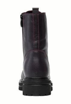 Женские фиолетовые ботинки Francesco Donni (Натуральная шерсть)