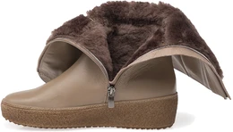 Женские бежевые сапоги Romer (Натуральный мех)