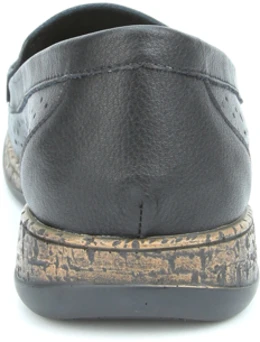 Женские черные мокасины Francesco Donni