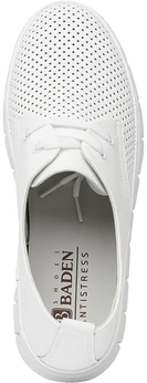 Женские белые полуботинки Baden