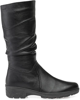 Женские черные сапоги Romer (Натуральный мех)