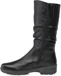 Женские черные сапоги Romer (Натуральный мех)