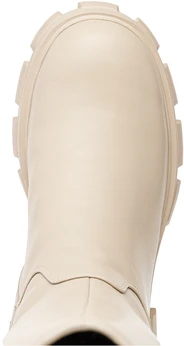 Женские бежевые сапоги Baden (Еврошерсть)