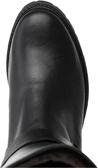 Женские черные сапоги Romer (Натуральный мех)