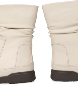 Женские бежевые полусапоги Wilmar (Натуральная шерсть)