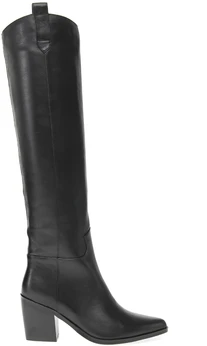 Женские черные сапоги Calipso (Байка)