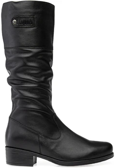 Женские черные сапоги Janita (Байка)