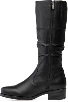 Женские черные сапоги Janita (Байка)