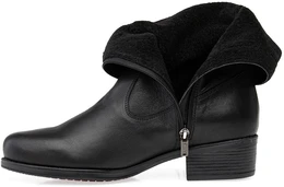 Женские черные сапоги Janita (Байка)