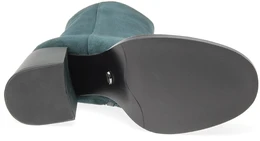 Женские зеленые ботильоны Calipso (Натуральный мех)