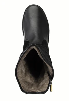 Женские черные полусапоги Romer (Натуральная шерсть)