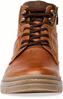 Мужские коричневые ботинки Baden (Натуральная шерсть)