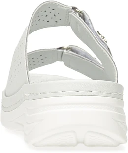 Женские белые сабо Baden