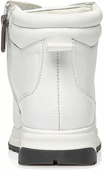 Женские белые ботинки Shoiberg (Натуральная шерсть)