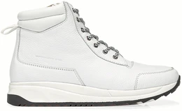 Женские белые ботинки Shoiberg (Натуральная шерсть)