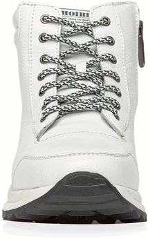 Женские белые ботинки Shoiberg (Натуральная шерсть)