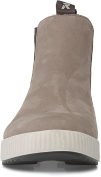 Женские коричневые ботинки Rieker (Ворсин)