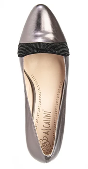 Женские серебряные туфли Ascalini