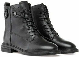 Женские черные ботинки Baden (Байка)