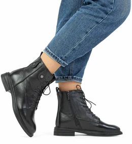 Женские черные ботинки Baden (Байка)