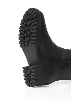 Женские черные сапоги Baden (Натуральная шерсть)