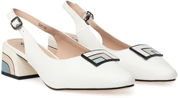 Женские белые босоножки Baden