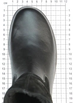 Женские черные полусапоги Rieker (Искусственная шерсть)