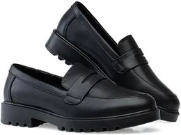 Женские черные лоферы Baden