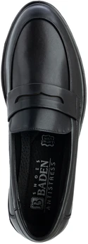 Женские черные лоферы Baden