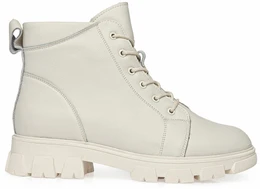 Женские белые ботинки Baden (Натуральная шерсть)