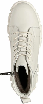 Женские белые ботинки Baden (Натуральная шерсть)