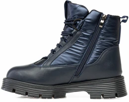 Женские синие ботинки Baden (Искусственный мех)