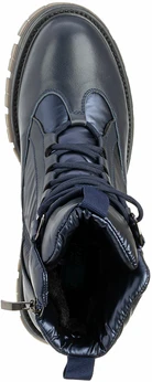 Женские синие ботинки Baden (Искусственный мех)