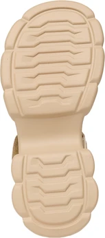 Женские бежевые босоножки Baden