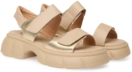 Женские бежевые босоножки Baden