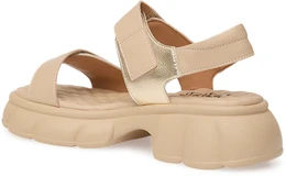 Женские бежевые босоножки Baden