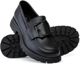 Женские черные лоферы Baden