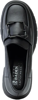 Женские черные лоферы Baden