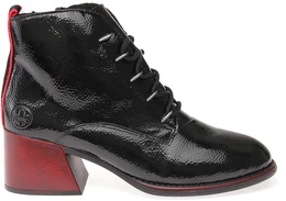 Женские черные ботильоны Rieker (Искусственная шерсть)