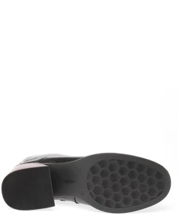 Женские черные ботильоны Rieker (Искусственная шерсть)