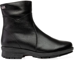 Женские черные полусапоги Janita (Натуральный мех)