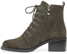 Женские зеленые ботильоны Dino Ricci (Натуральная шерсть)