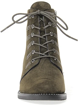 Женские зеленые ботильоны Dino Ricci (Натуральная шерсть)