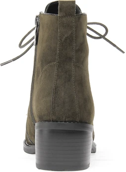 Женские зеленые ботильоны Dino Ricci (Натуральная шерсть)