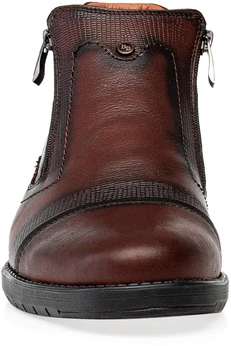 Мужские коричневые ботинки Baden (Натуральная шерсть)