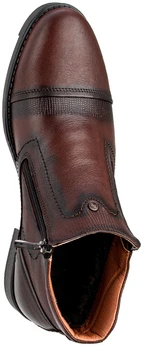 Мужские коричневые ботинки Baden (Натуральная шерсть)