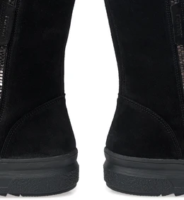 Женские черные полусапоги Romer (Натуральный мех)