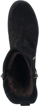 Женские черные полусапоги Romer (Натуральный мех)