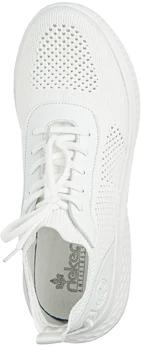 Женские белые кроссовки Rieker