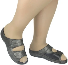 Женские черные сабо LM orthopedic